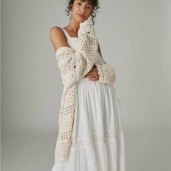 Women’s Tiered Maxi Dress by Lucky Size L - Picture 2 of 11